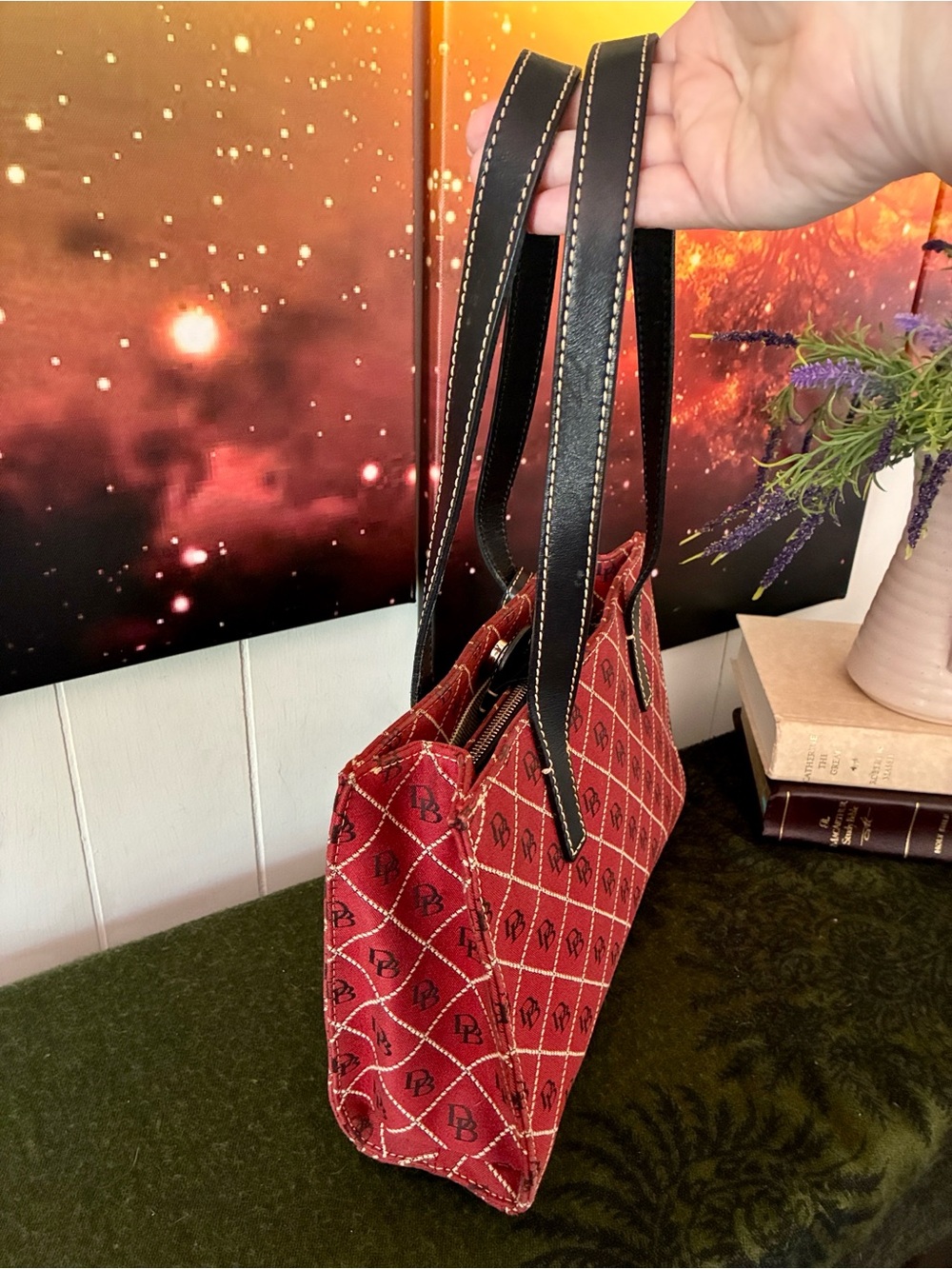 Dooney & Bourke Vintage Quilt Satchel - Picture 5 of 11
